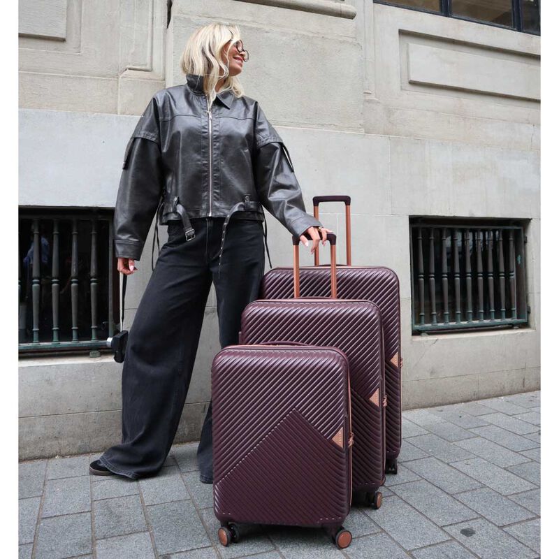 Saben Large Suitcase - Merlot image number 3