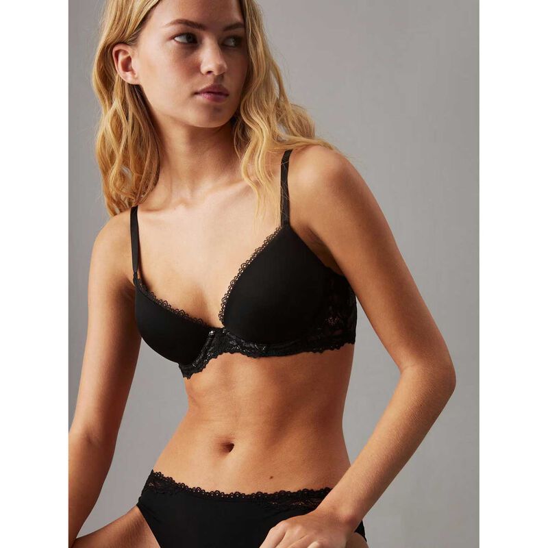 Calvin Klein Seductive Comfort Lotus Floral Lift Demi Bra image number 2