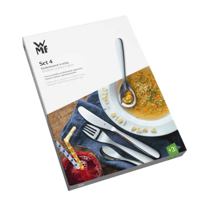 WMF Childrens Cuddle Cutlery Set 4Pce image number 1