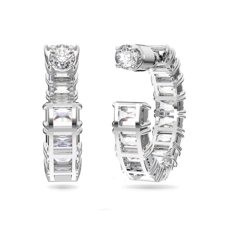 Swarovski Matrix Hoop Earrings image number 3