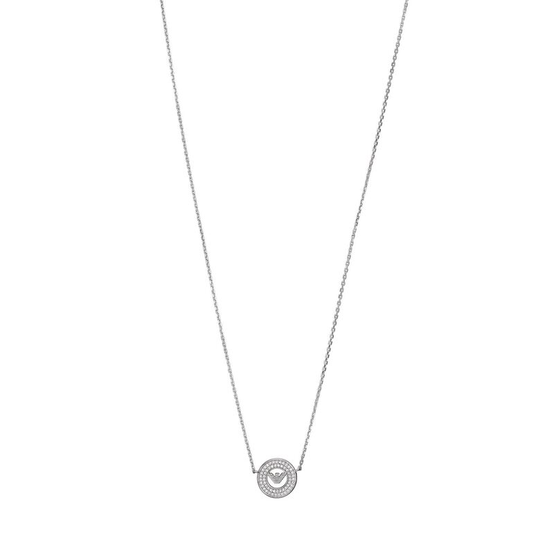 Emporio Armani Sterling Silver Pendant Necklace EG3585040 image number 1