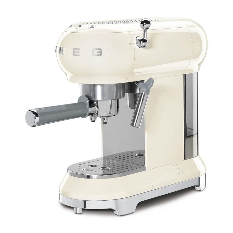 Smeg Espresso Manual Coffee Machine - Cream image number 1
