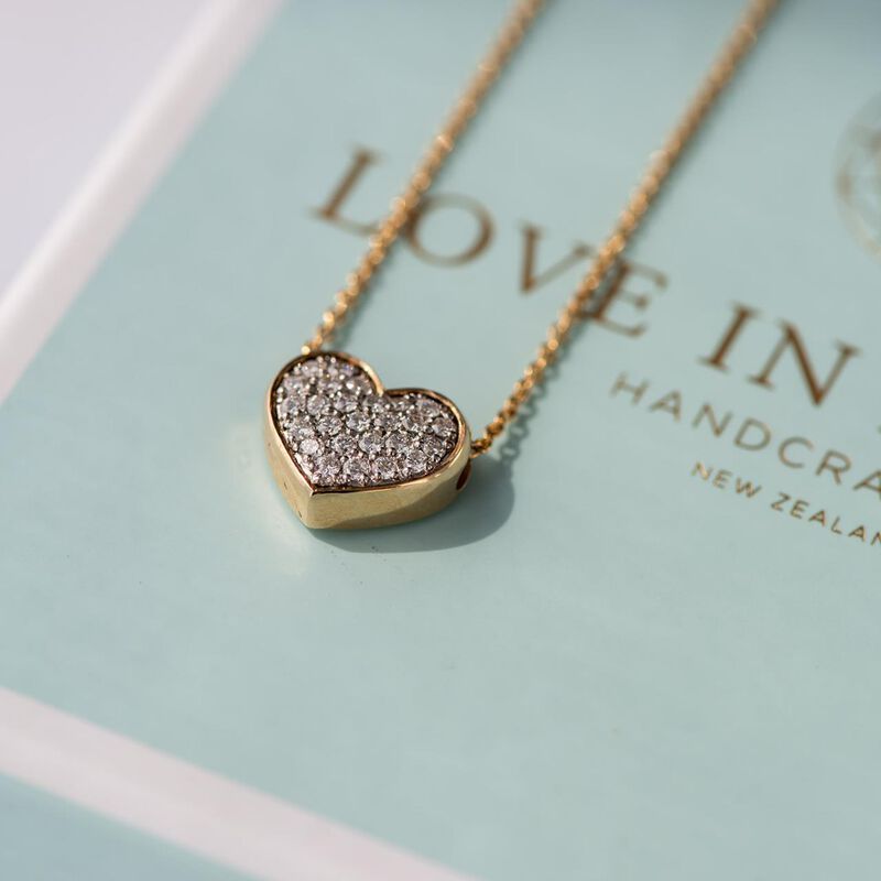 LOVE IN A JEWEL The Full Heart Keepsake Pendant image number 1