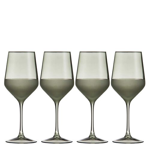Ladelle Panama Moss 4Pk Wine Glass