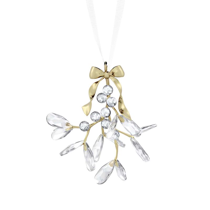 Swarovski Holiday Magic Mistletoe Ornament image number 2