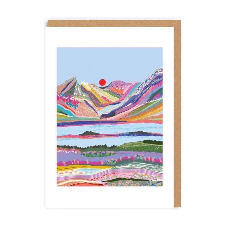 Ohh Deer Mountain Sunset Card image number 0