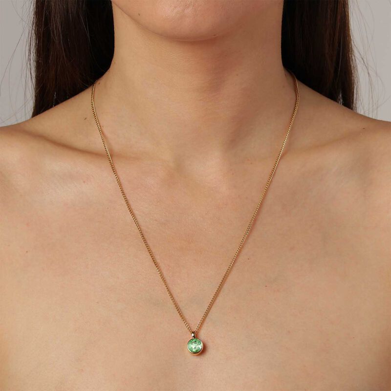 Dyrberg/Kern Ette SG Light Green Necklace image number 1