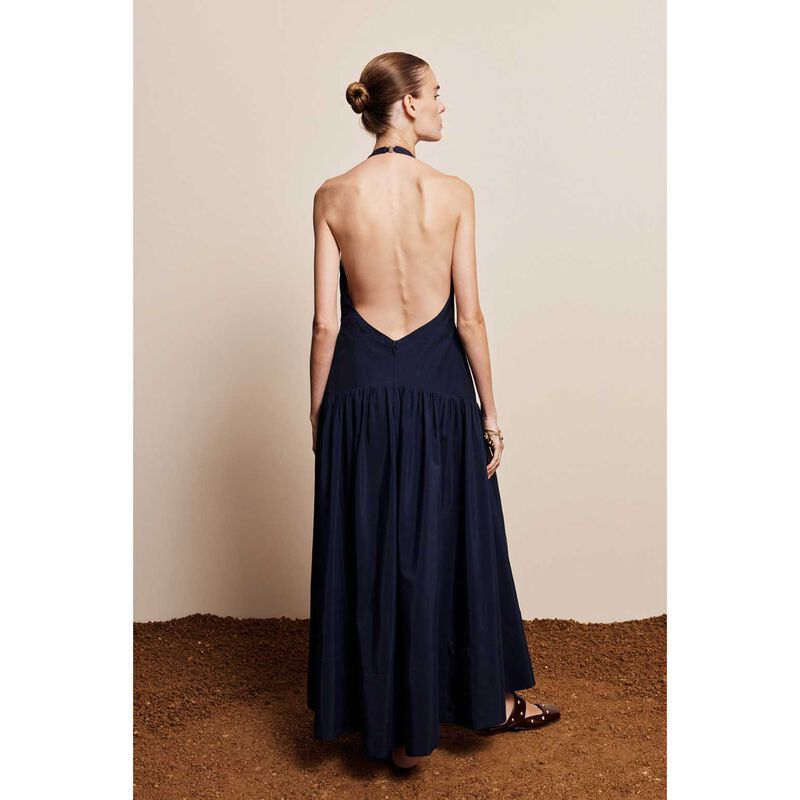 AL&Eacute;MAIS Dillon Applique Halter Gown image number 1