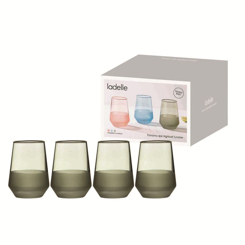 Ladelle Panama Moss 4Pk Tumbler image number 1