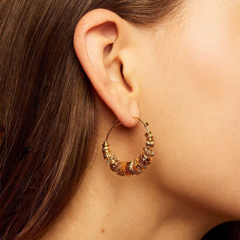 Gas Bijoux Aloha Hoop Earrings Mini image number 1