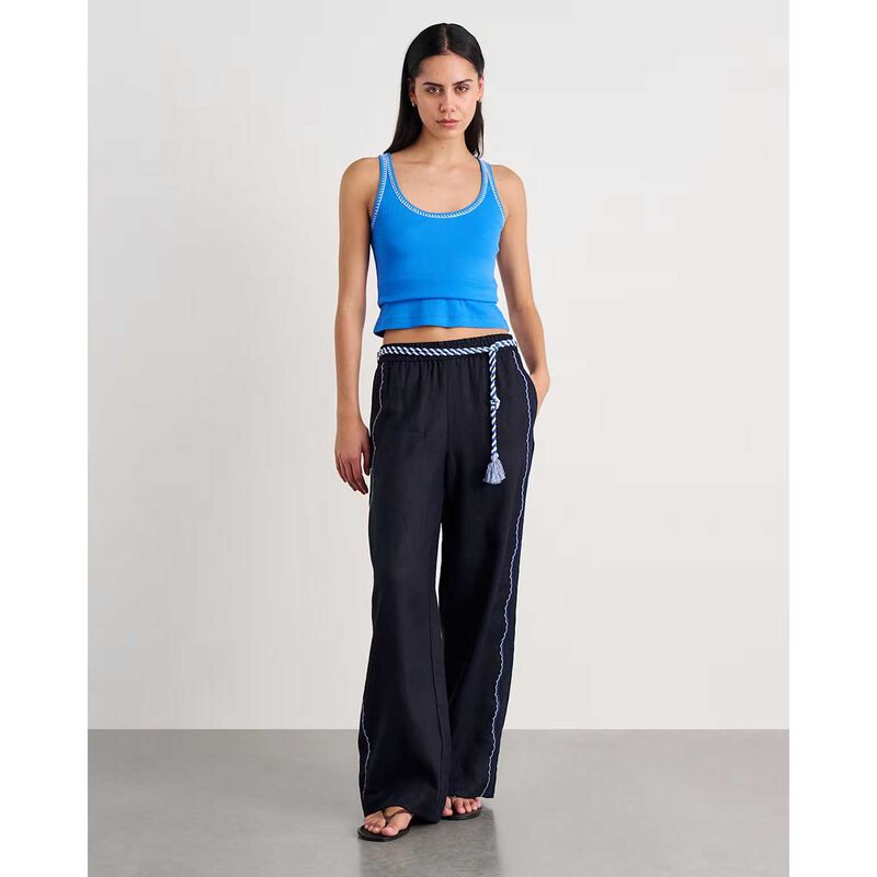 JAG Seahorse Linen Pull On Pant image number 3