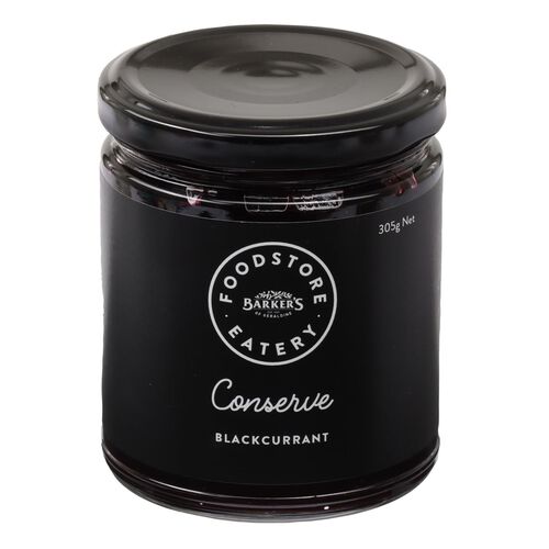 Barker's Foodstore Eatery Label Blackcurrant Conserve 305g