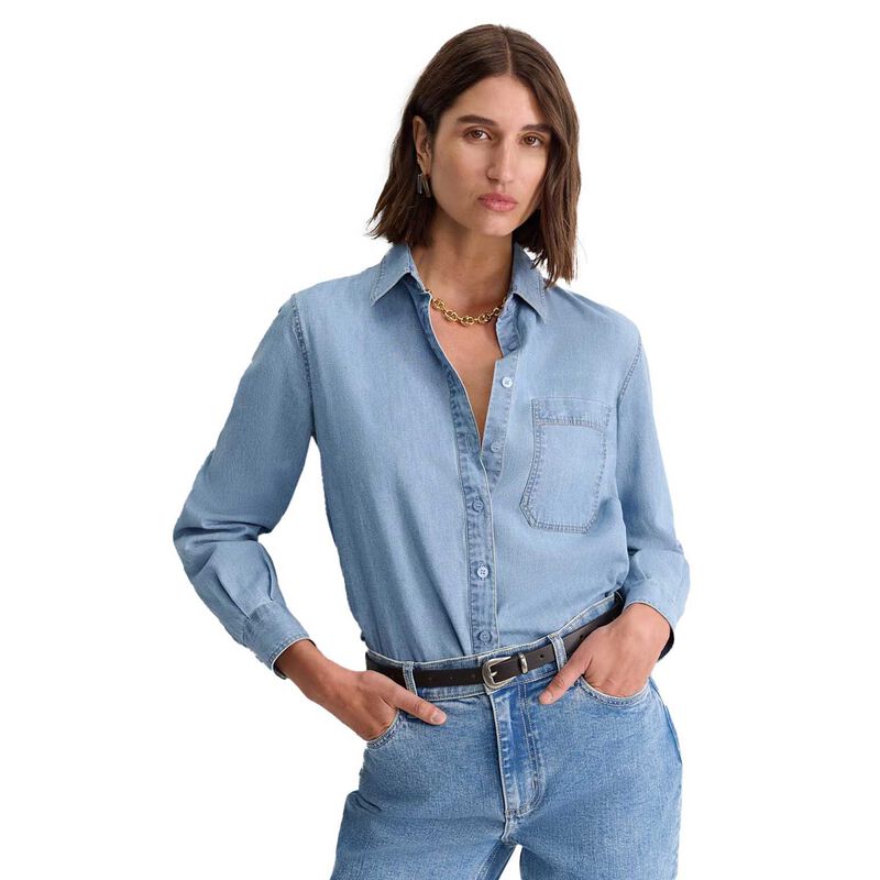 Sportscraft Carrie Chambray Shirt image number 0