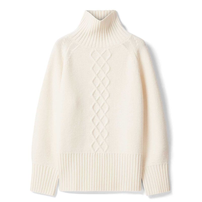 R.M. Williams Bower Lambswool Cable Knit image number 2