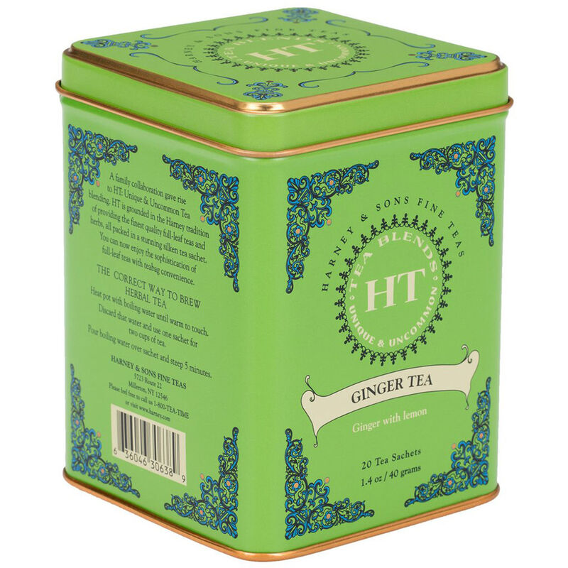 Harney & Sons HT Ginger And Lemon Tin 20 Sachets image number 0