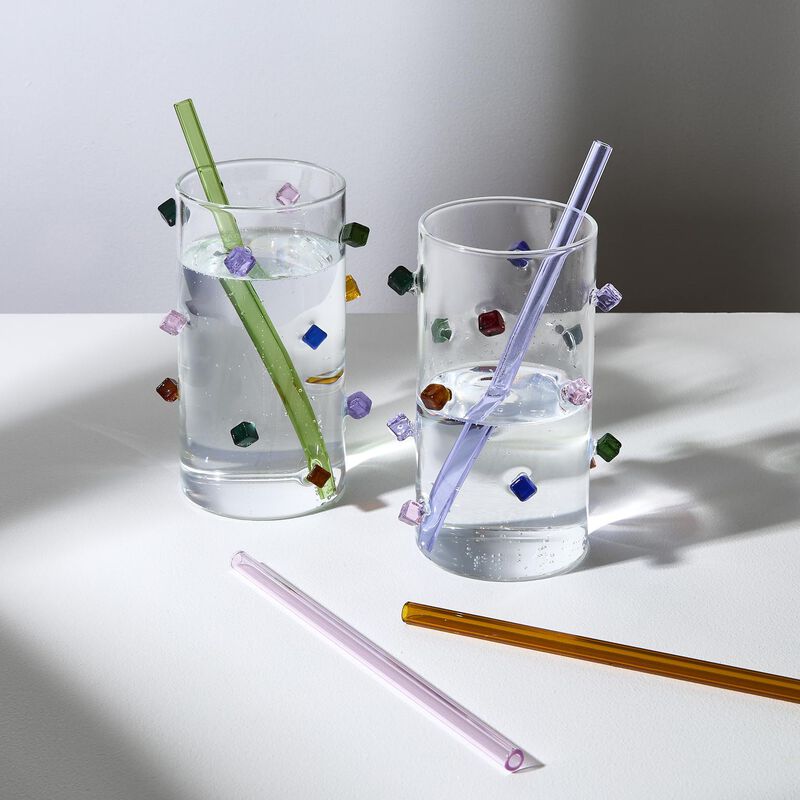 Fazeek Transparent Straws - Set of 4 image number 1