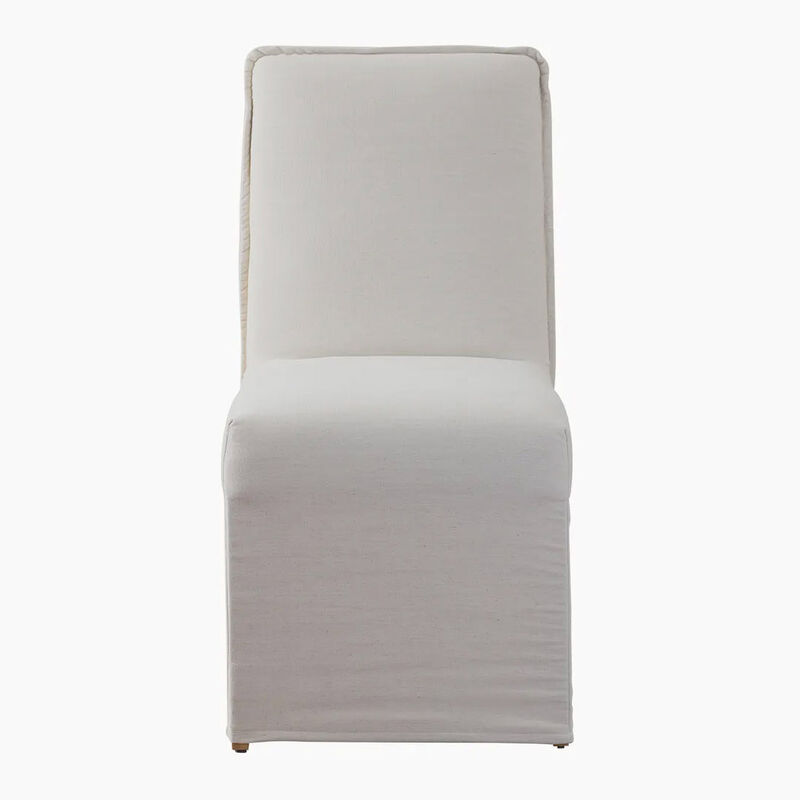 French Country Ellie Slip Cover Dining Chair Natural image number 2