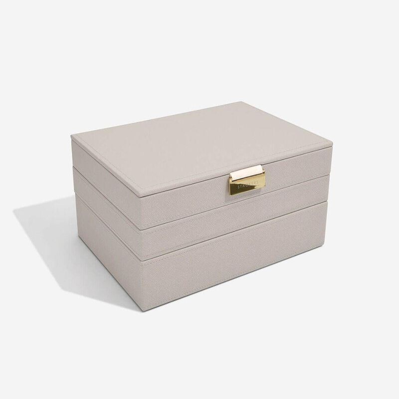 Stackers Classic Jewellery Box Set 3 Taupe image number 1