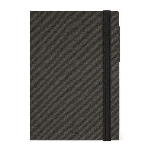 Legami 2026 Daily Diary Medium Deep Graphite