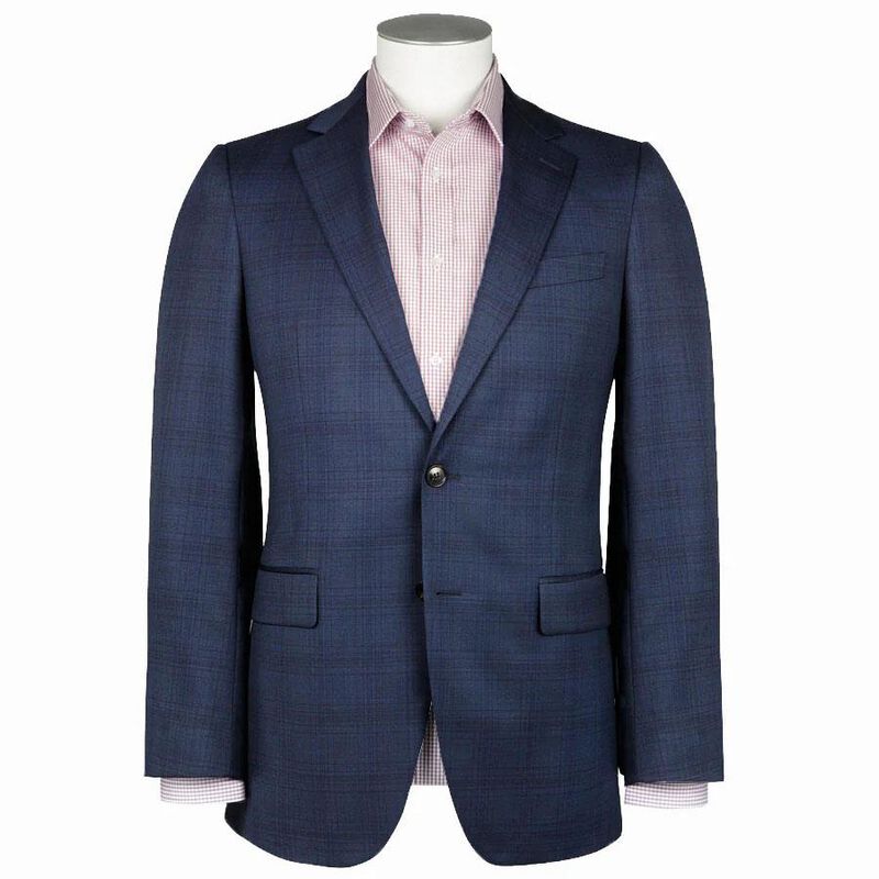 Rembrandt Cooper Blue Check Suit Jacket image number 1