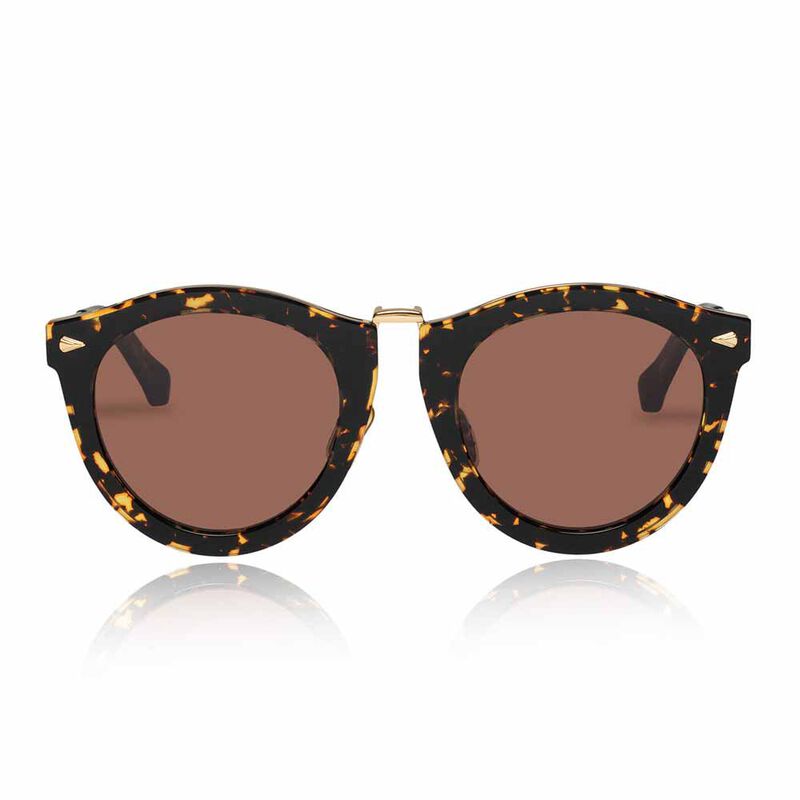 Karen Walker Harvest 22 Cracked Tort Sunglasses image number 1