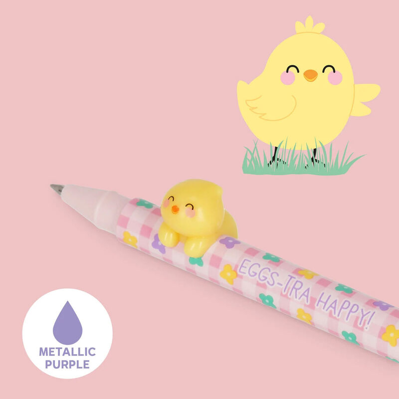 Legami Hoppy Easter Erasable Gel Pens Set of 2 image number 3