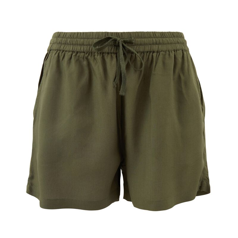 Wallace Cotton Olive Sleep Shorts image number 0
