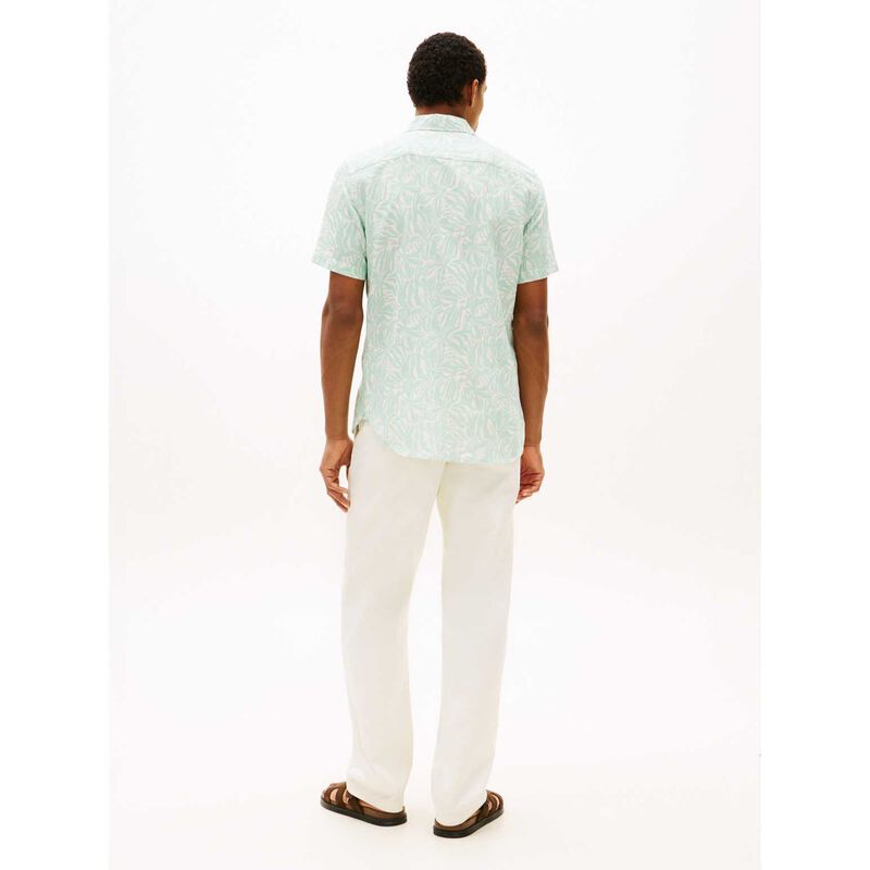 Tommy Hilfiger Linen Blend Printed Camp Shirt image number 1