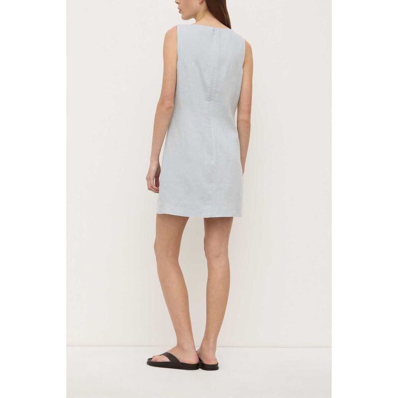 Assembly Label Nadine Linen Mini Dress Cloud image number 1