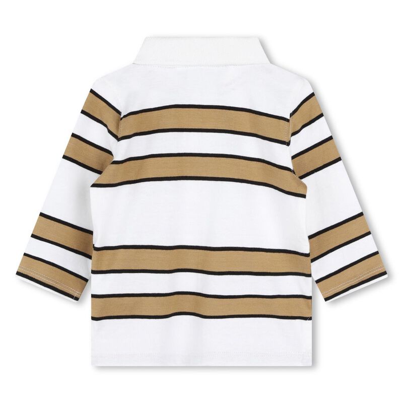 BOSS Striped Polo Shirt 6M - 2Y image number 1