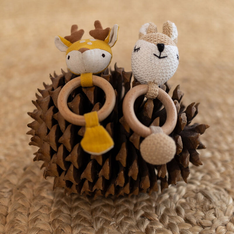 Lily & George Miss Deer Teether image number 1
