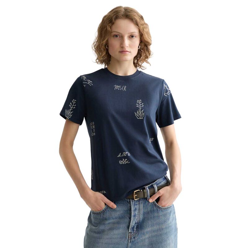 Scotch & Soda Printed Regular Fit T-Shirt image number 0
