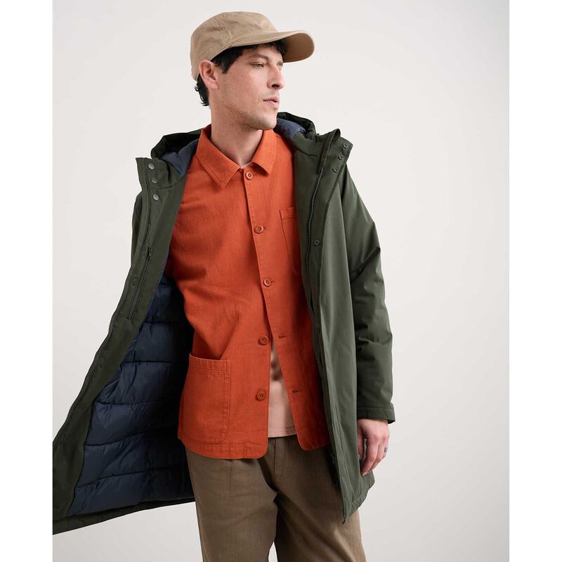 Seasalt Cornwall Gybe Coat Woodland image number 2