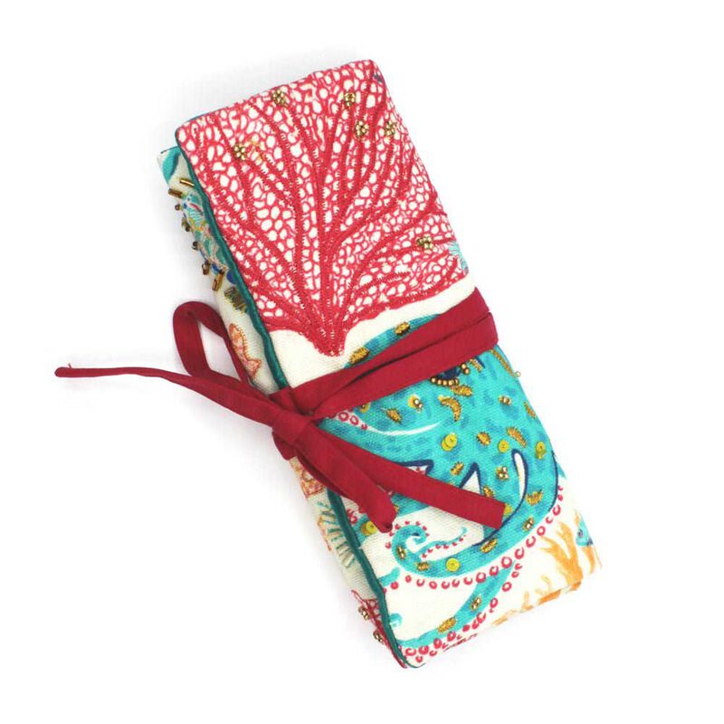 House Of Disaster Coral Sea Jewellery Roll image number 2