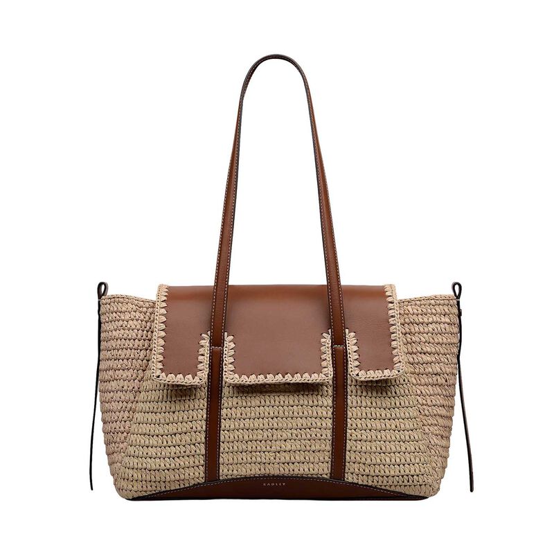 Radley The Chancery Raffia Medium Flapover Shoulder image number 0