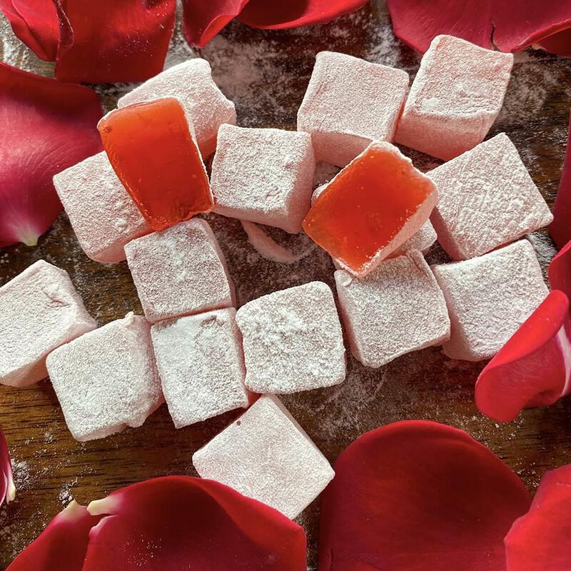 Haci Bekir Rose Turkish Delight 500g image number 1
