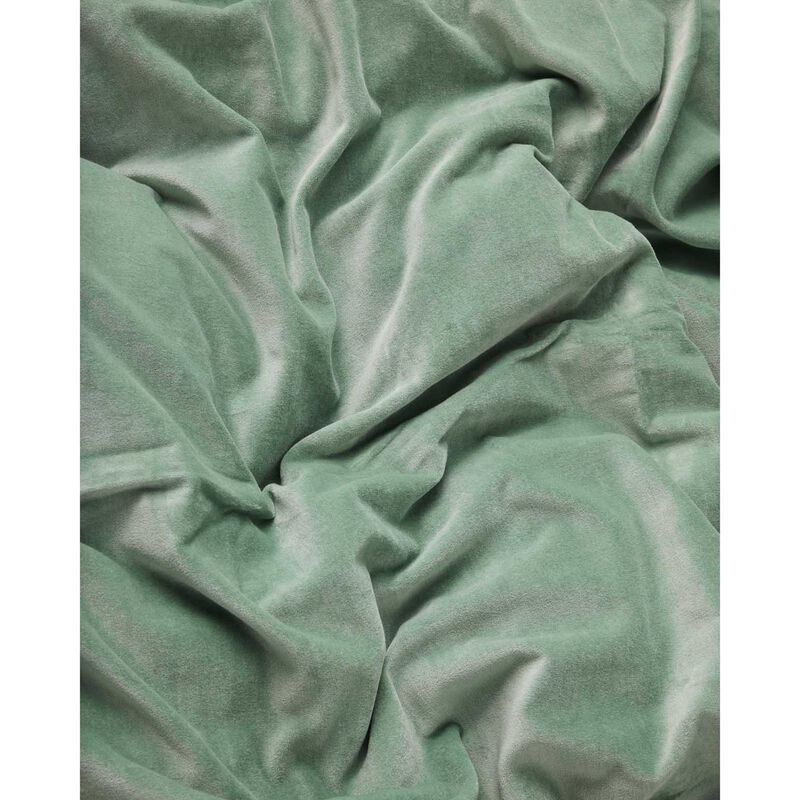 Kip&Co Pistachio Velvet Pillowcases 2P Std Set image number 2