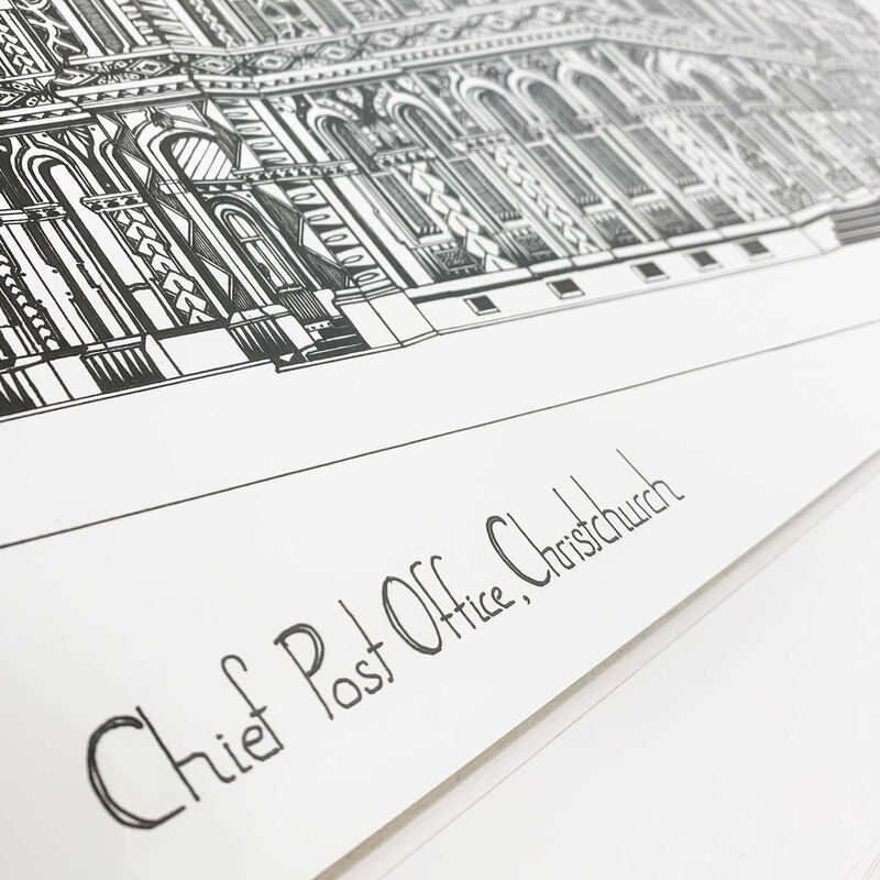 Nathan Kaye Limited Edition Unframed A2 Print Chief Post Office Building image number 2
