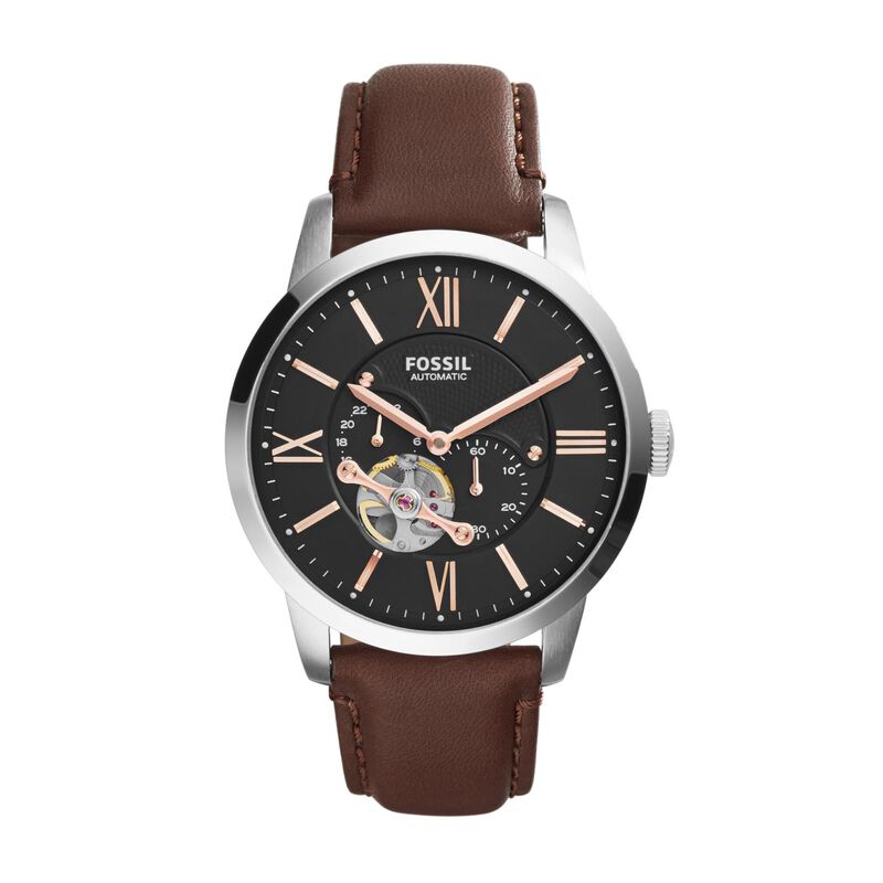 Fossil Townsman Dark Brown Analogue Watch ME3061 image number 0