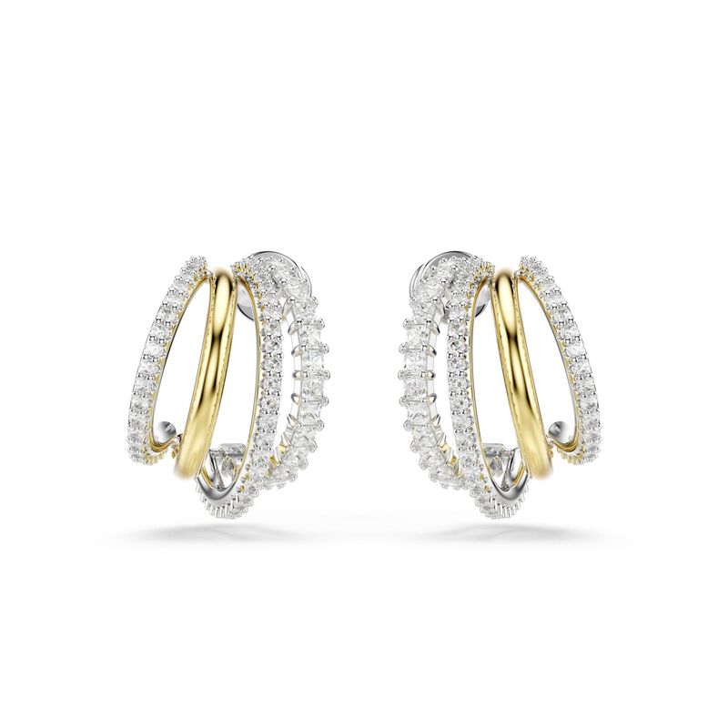 Swarovski Hyperbola Hoop Earrings image number 1