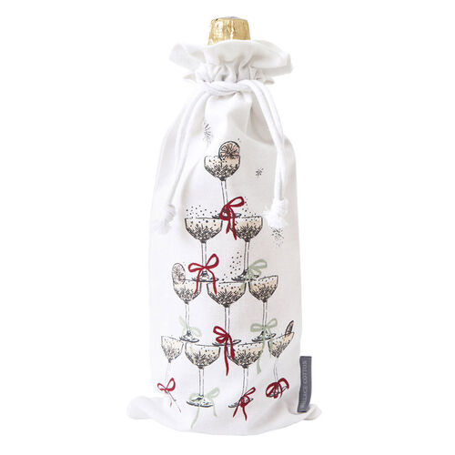 Wallace Cotton Fizz The Season Wine Bag