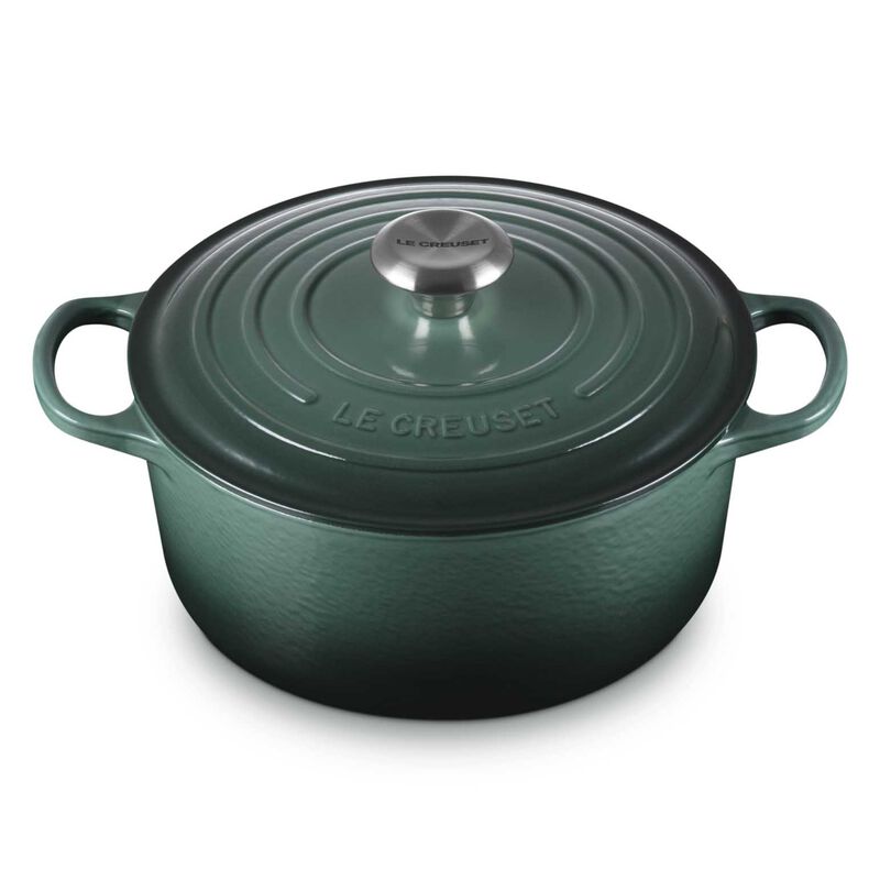 Le Creuset Signature Round Casserole 24cm - Artichaut image number 0