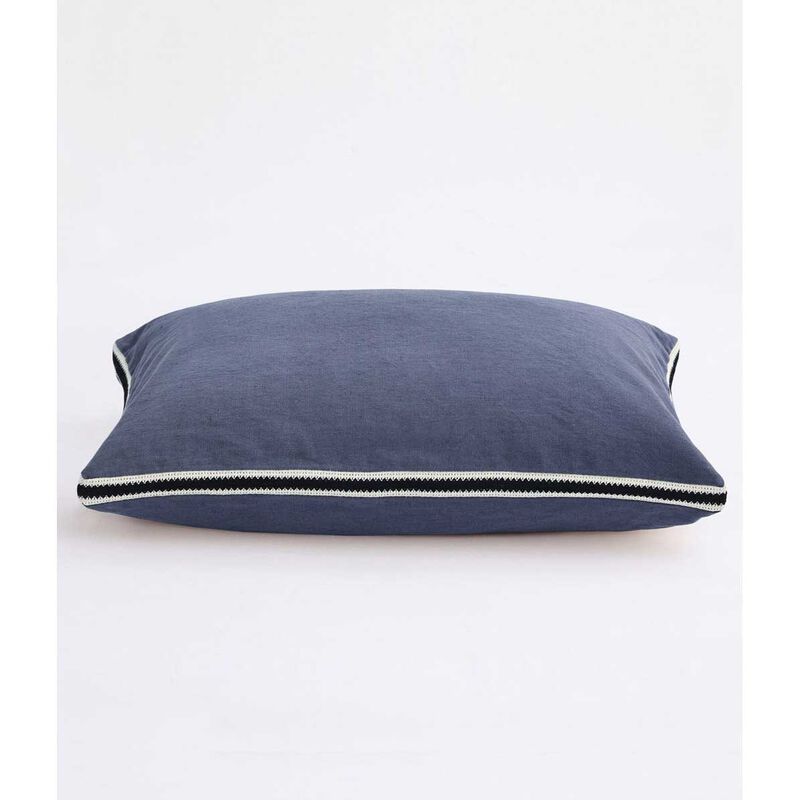MM Linen Linea Indigo Cushion 60x40 image number 3