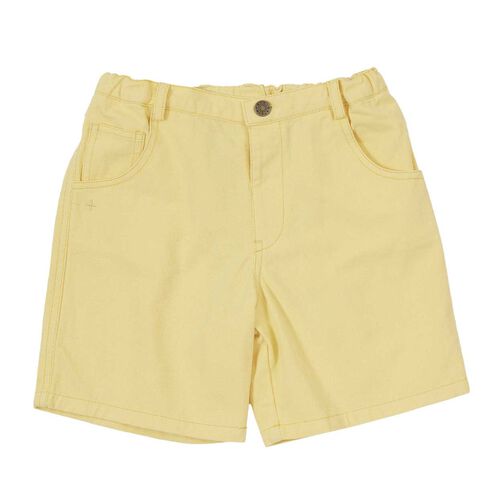 Goldie + Ace Wide Leg Strawberry Denim Shorts 1-2Y
