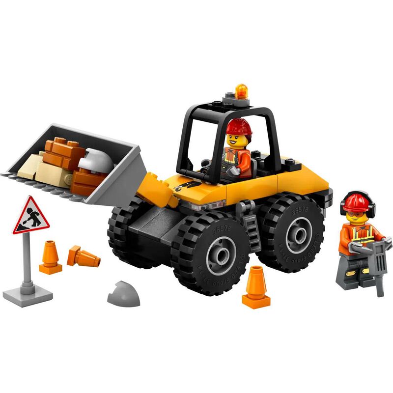 LEGO City Yellow Construction Wheel Loader image number 1