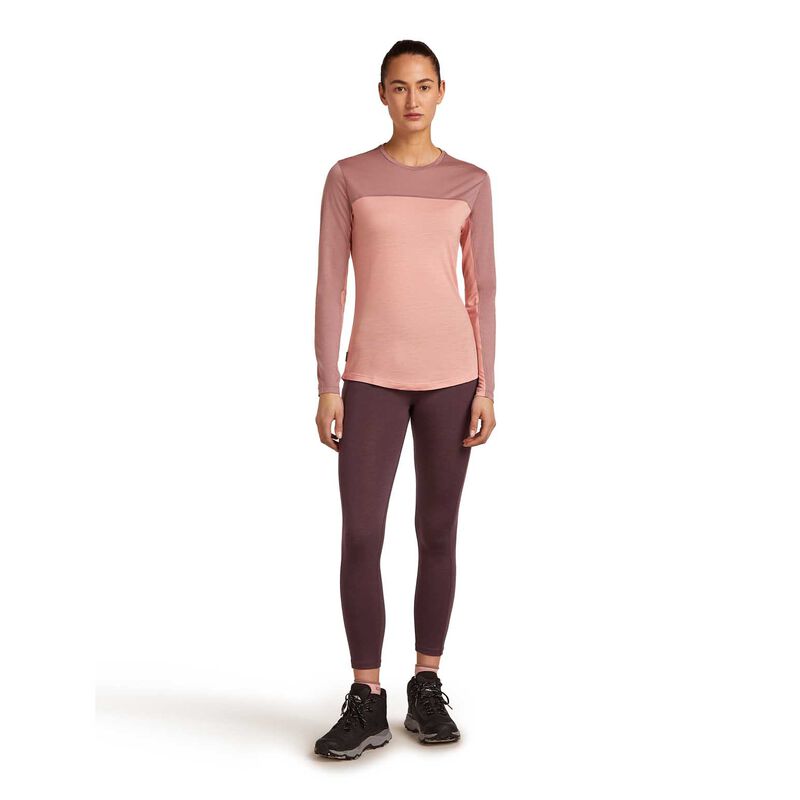 Icebreaker W Merino Blend 125 Cool-Lite Sphere LS Tee Colour Block image number 3