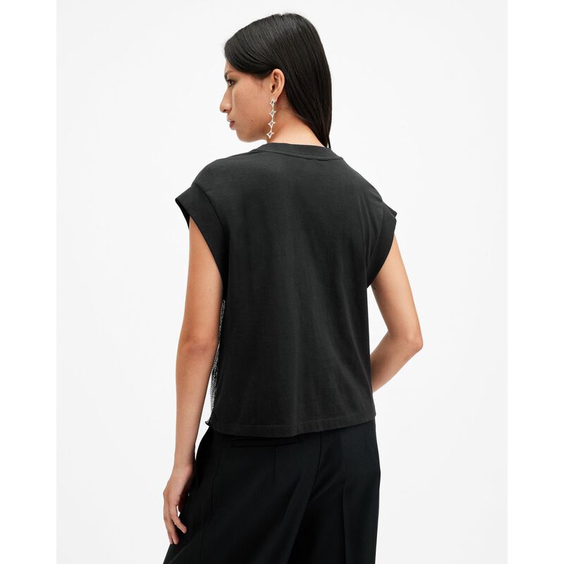 AllSaints Shane Chain Mail Top image number 1