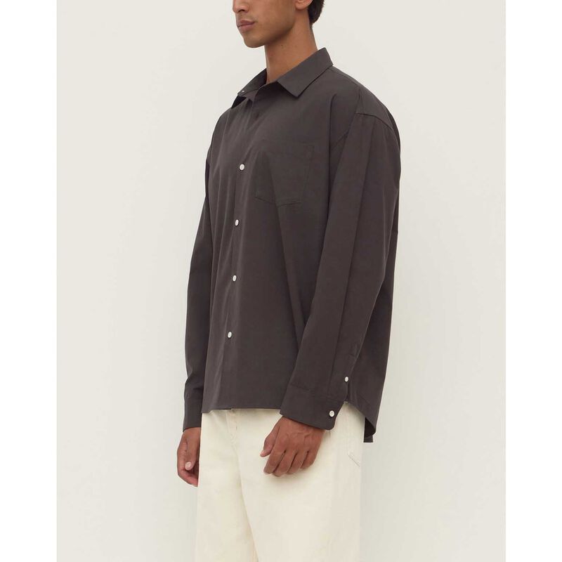 Assembly Label Finn Long Sleeve Shirt Charcoal image number 2