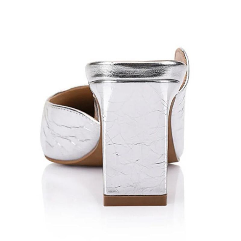 LANA WILKINSON Di Mule Silver Metallic image number 1