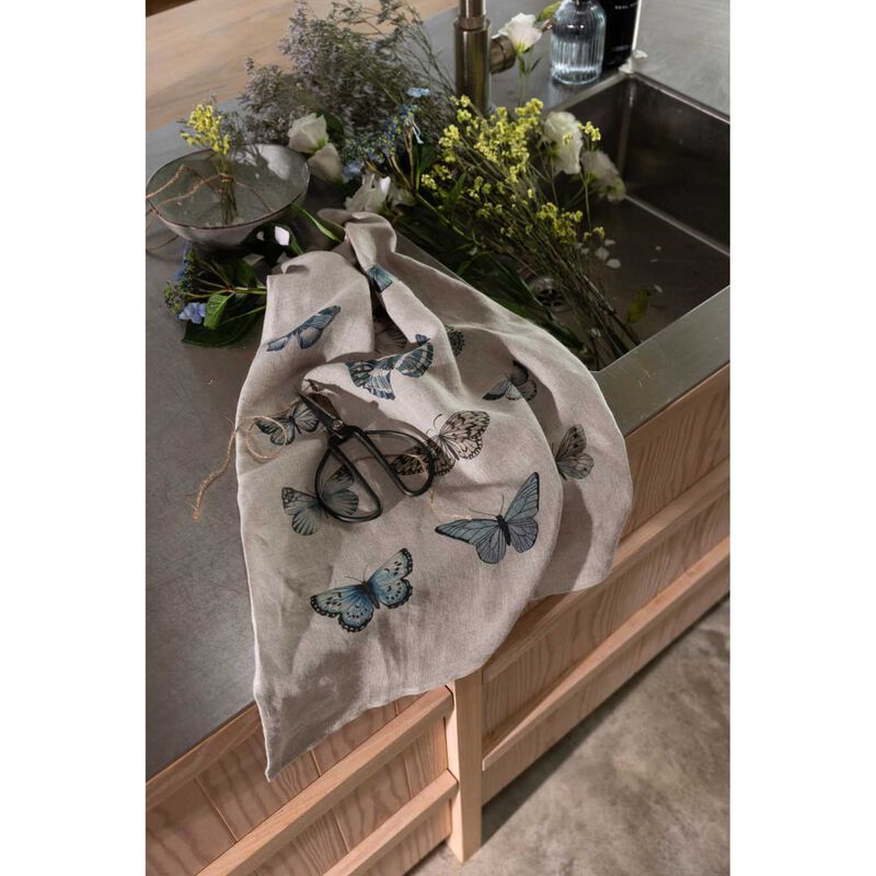 Wallace Cotton Butterfly Tea Towel image number 2